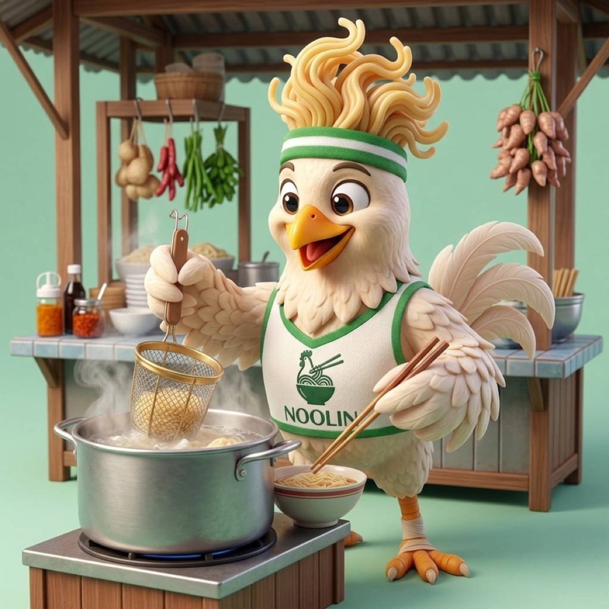 บะหมี่น้ำ NOOLIN